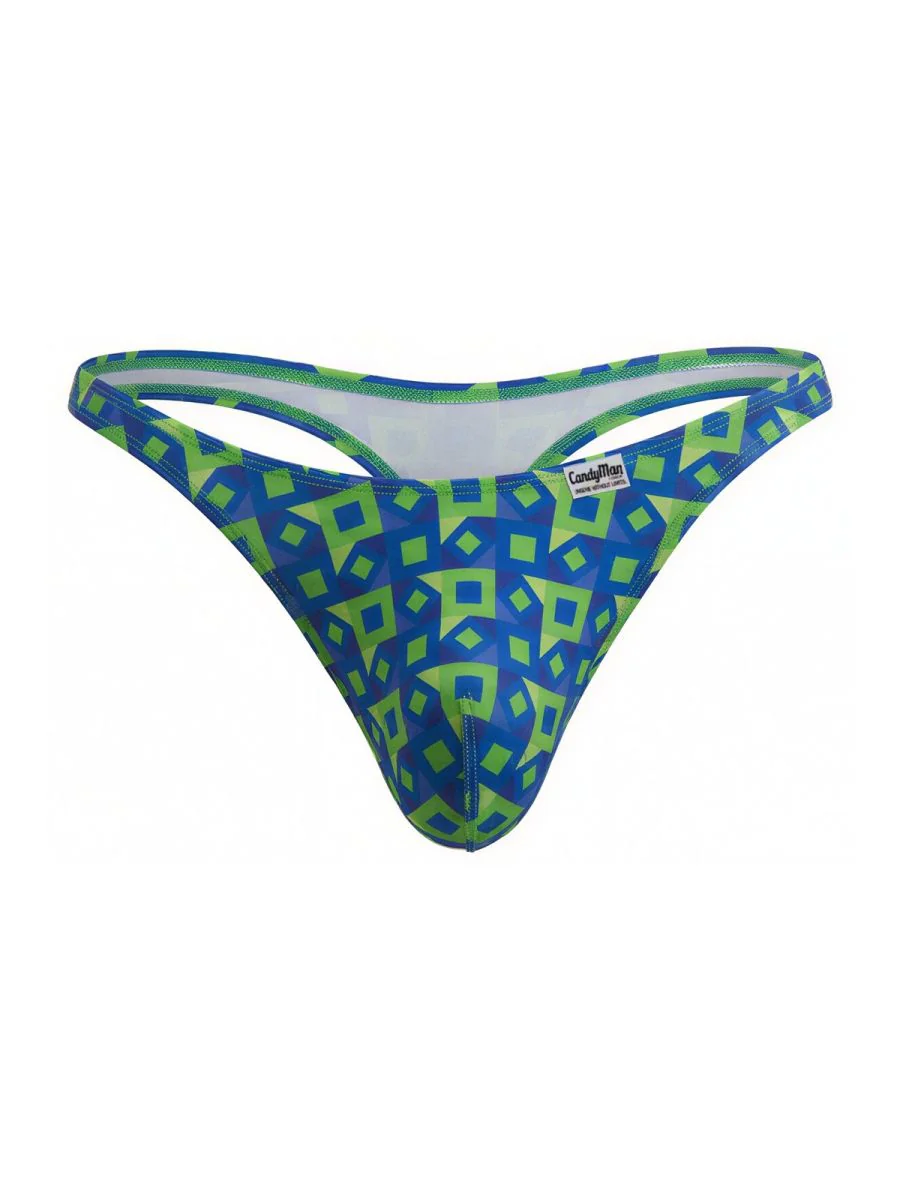 CandyMan 99924 Thongs Color Printed Navy - Image 5