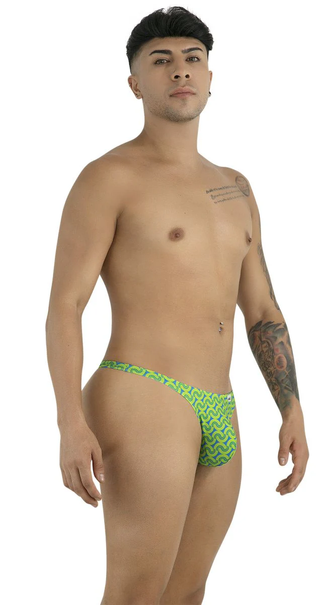 CandyMan 99924 Thongs Color Printed Green - Image 3