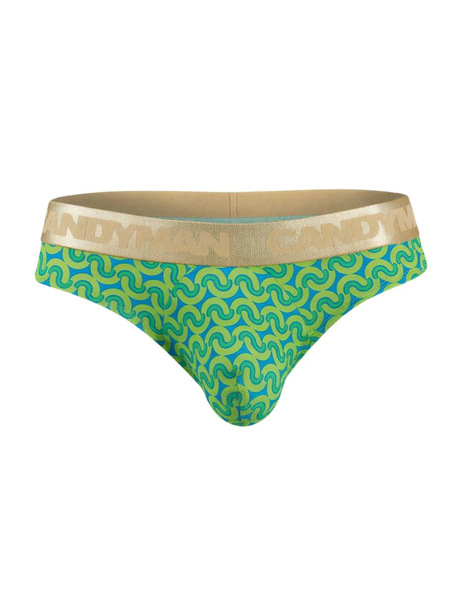 CandyMan 99926 Briefs Color Printed Green - Image 5