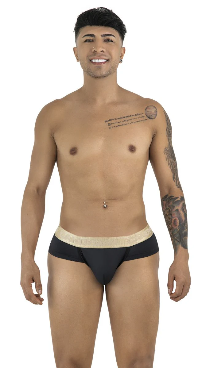 CandyMan 99932 Briefs Color Black-Gold - Image 2