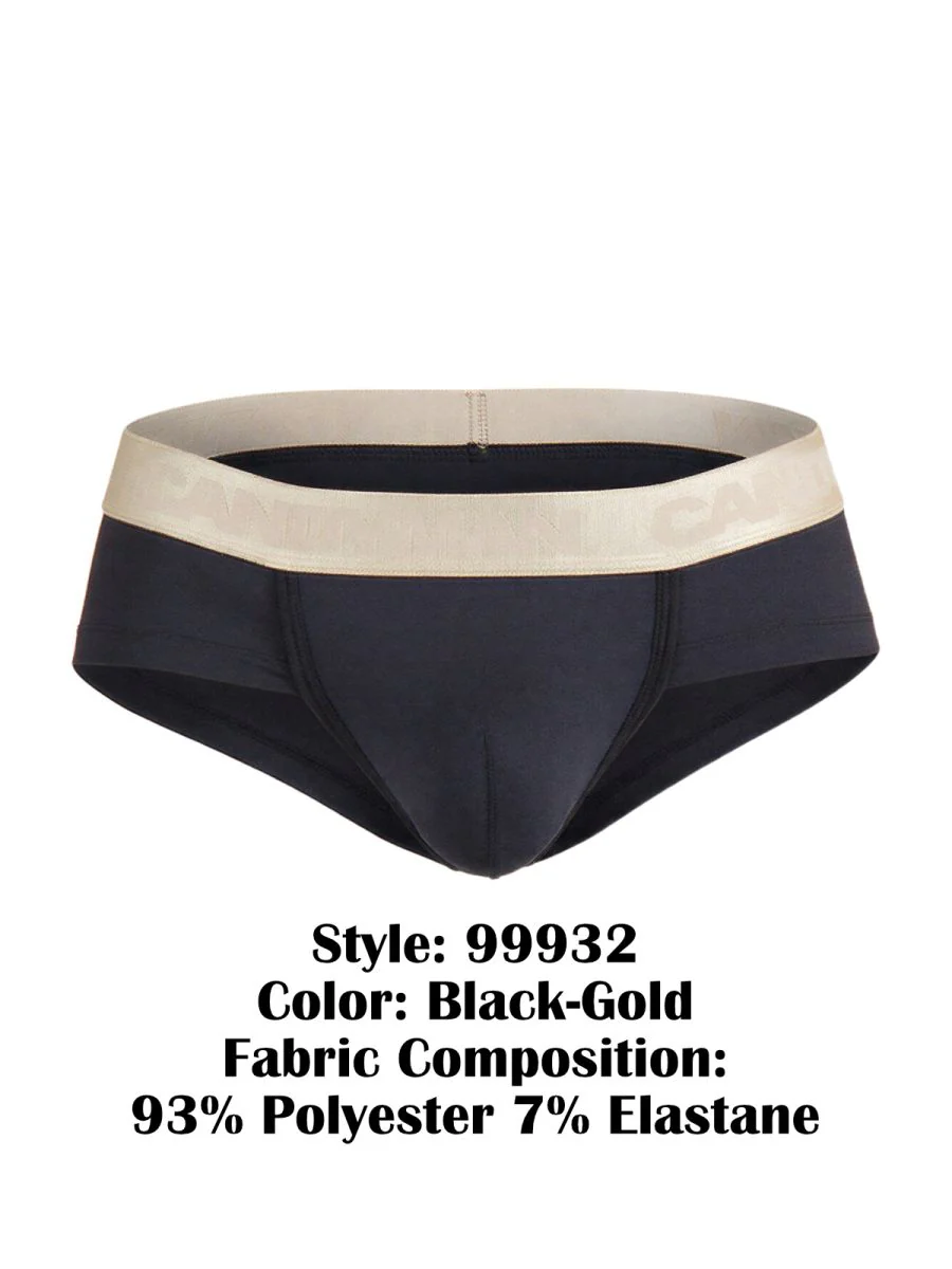 CandyMan 99932 Briefs Color Black-Gold - Image 8