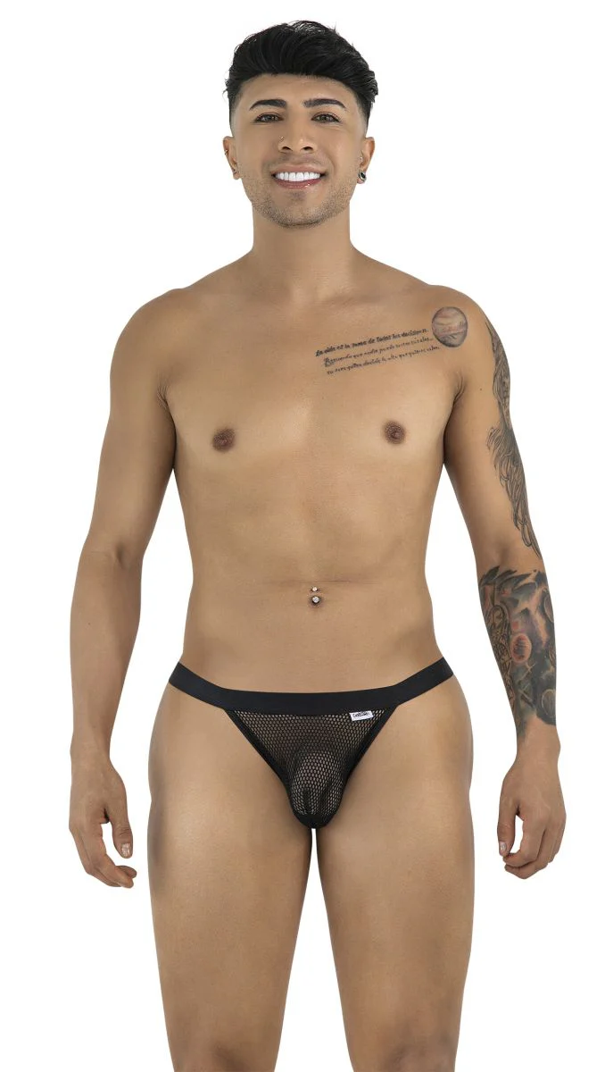 CandyMan 99933 Bikini Color Black Mesh - Image 2
