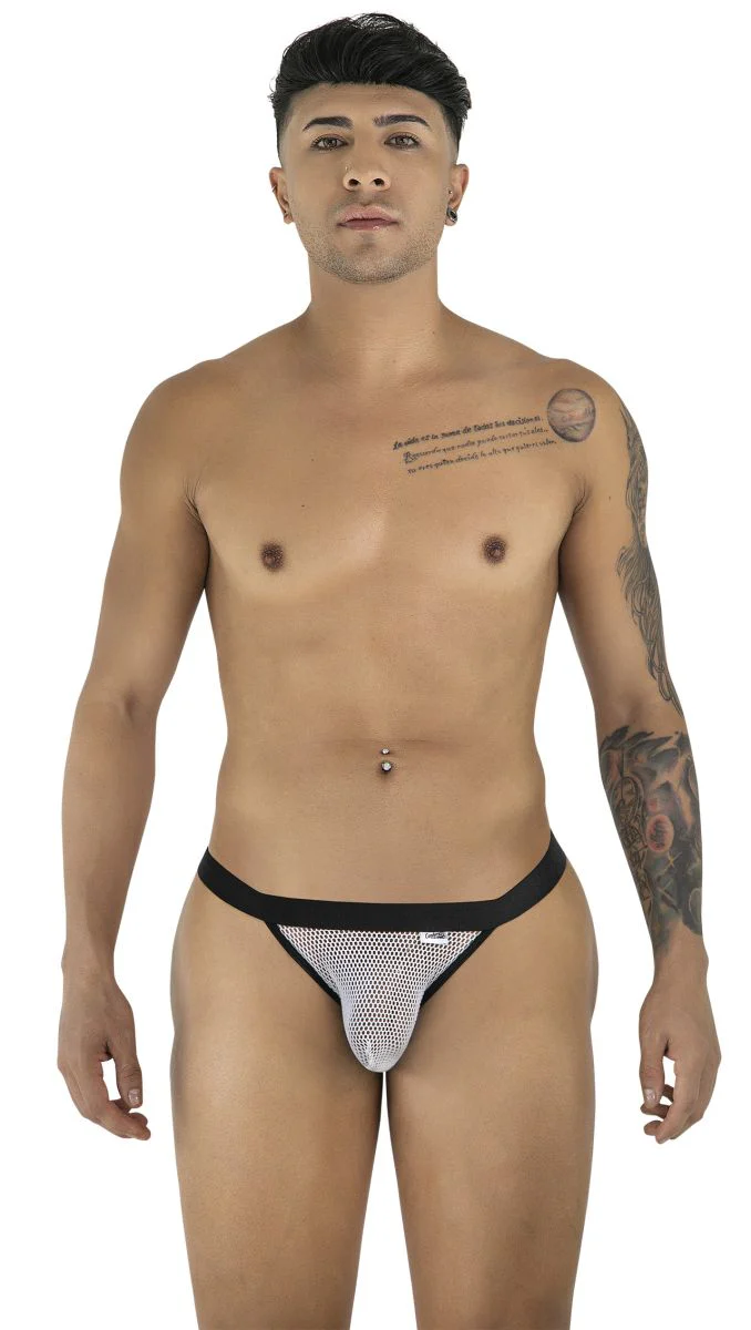 CandyMan 99933 Bikini Color White Mesh - Image 2