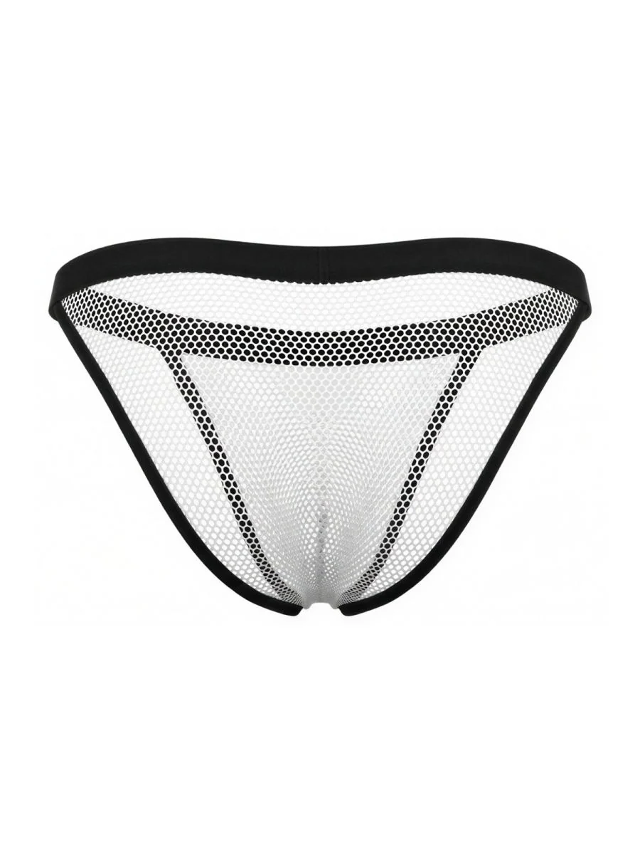 CandyMan 99933 Bikini Color White Mesh - Image 6