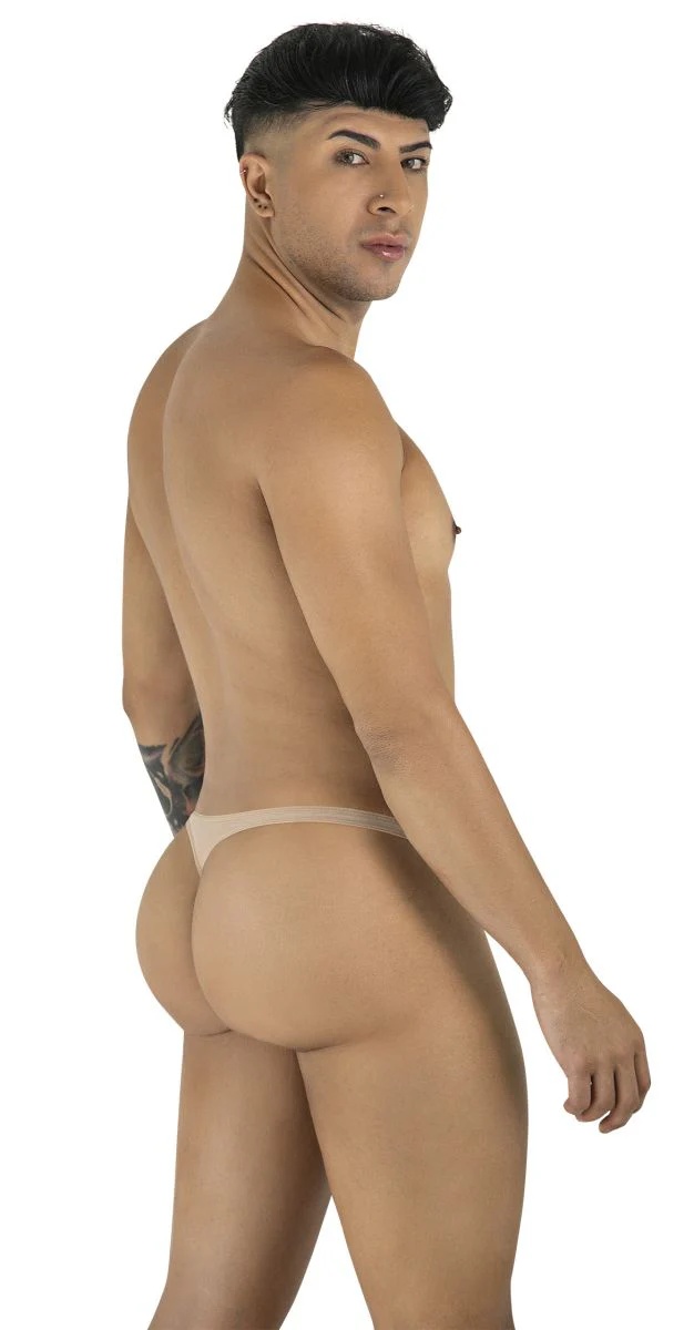 CandyMan 99954 Thongs Color Beige Mesh - Image 4