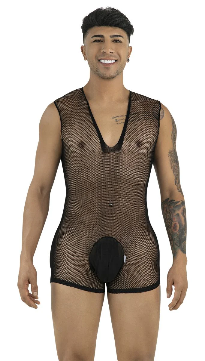 CandyMan 99956 Bodysuit Color Black - Image 2