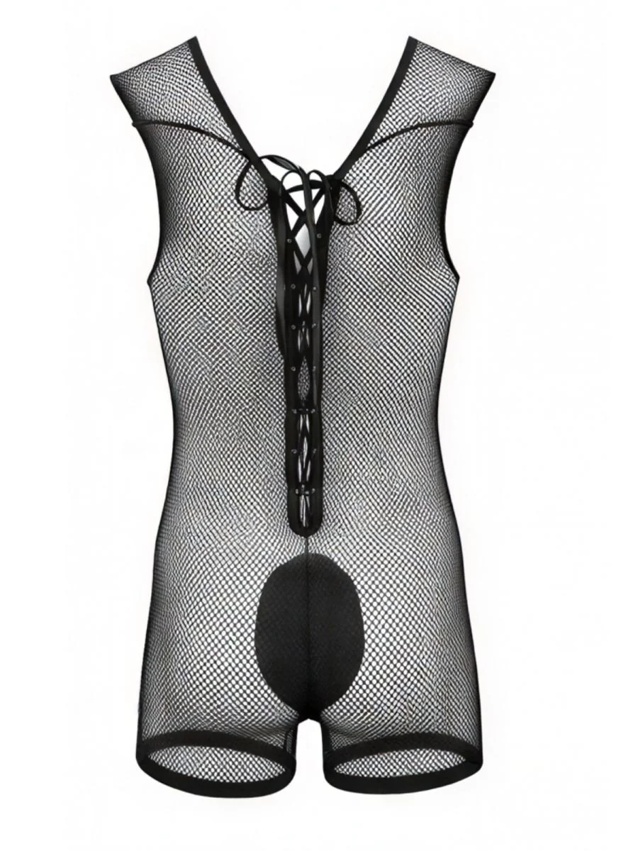 CandyMan 99956 Bodysuit Color Black - Image 6