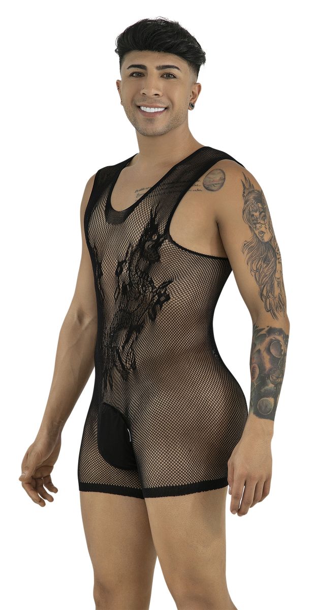 CandyMan 99958 Bodysuit Color Black - Image 3