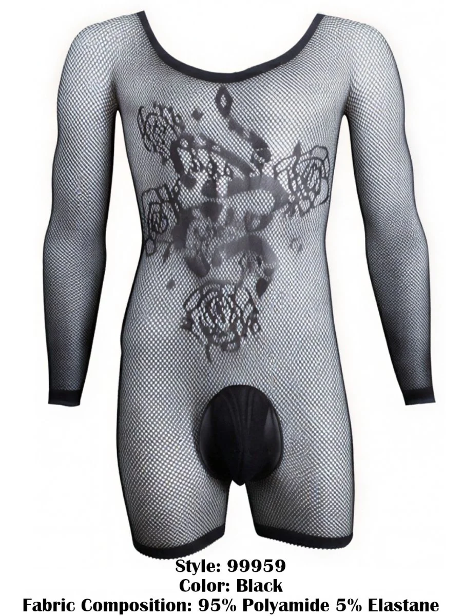 CandyMan 99959 Bodysuit Color Black - Image 8