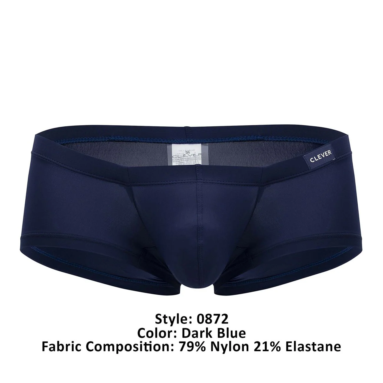 Clever 0872 Men's Underwear Latin Trunks Color Dark Blue - Image 8