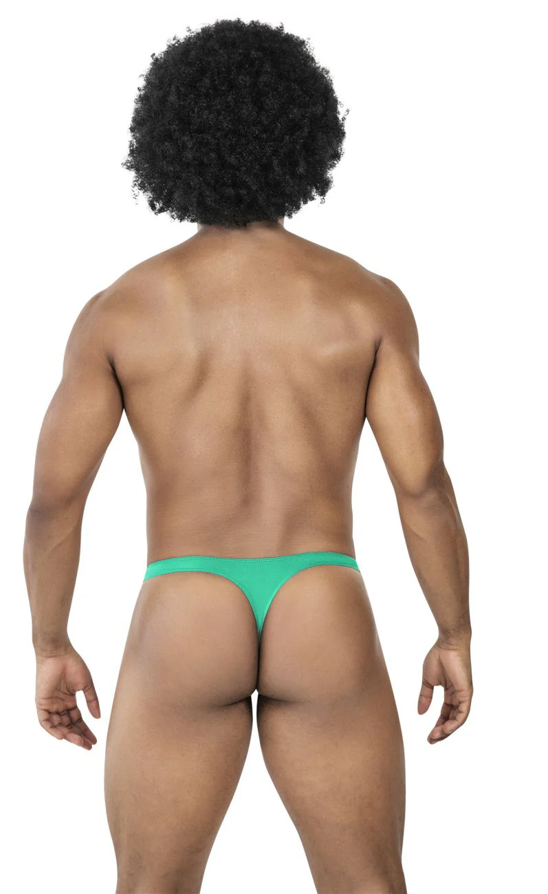 Clever 100007 Men's Underwear 3PK Autralian Latin Thongs Color Green-Pink-Blue - Image 17