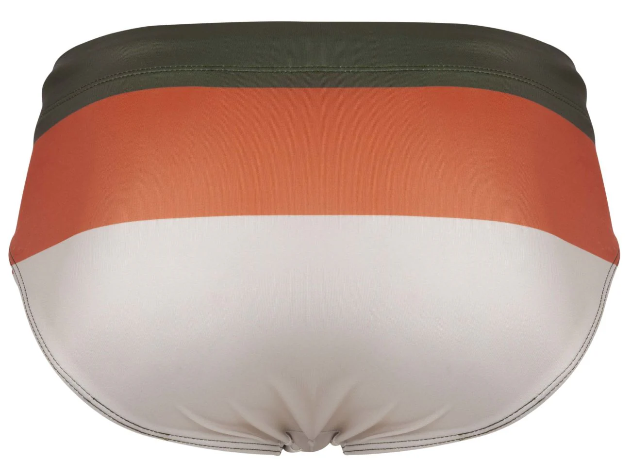 Clever 1802 Wave Men's Swim Briefs Color Green - Image 6
