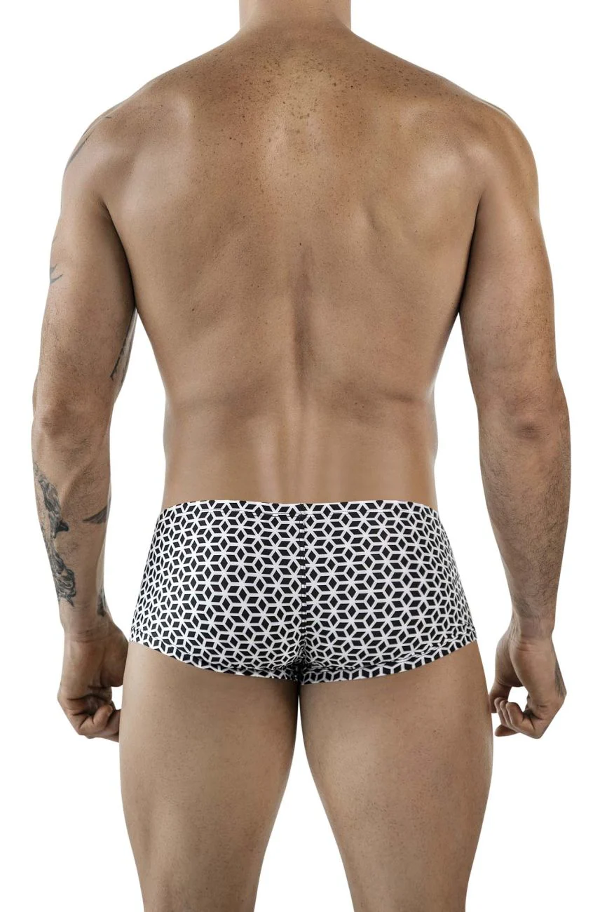 Clever 1856 Cuadricula Trunks Color White - Image 3