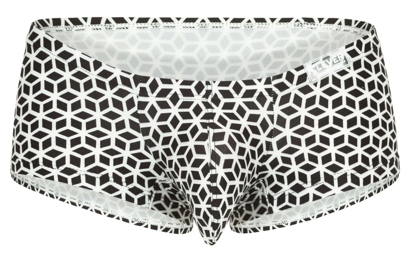 Clever 1856 Cuadricula Trunks Color White - Image 5