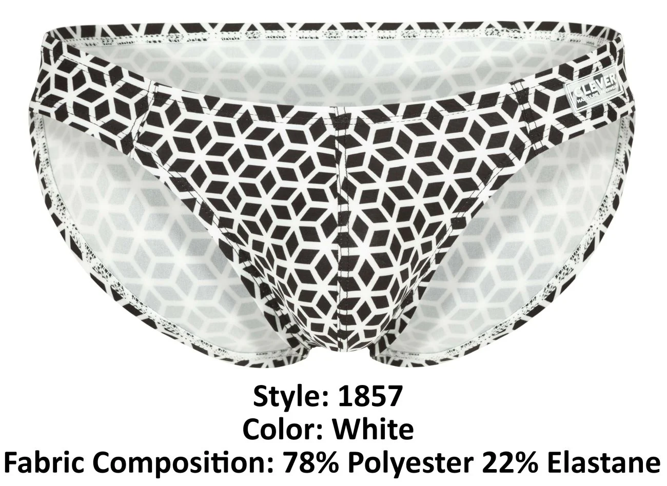 Clever 1857 Cuadricula Bikini Color White - Image 8