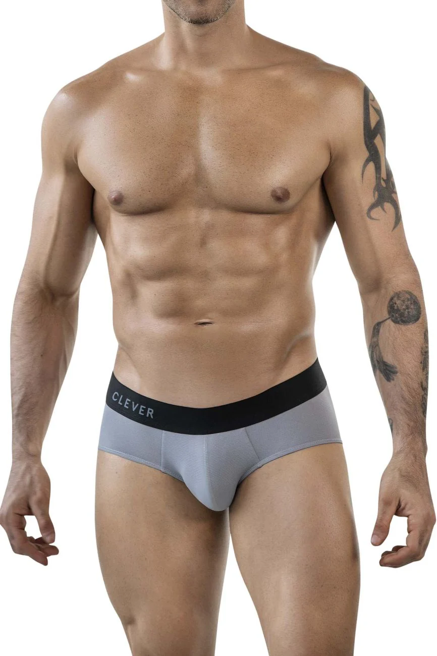 Clever 1862 Oneal Briefs Color Gray - Image 2