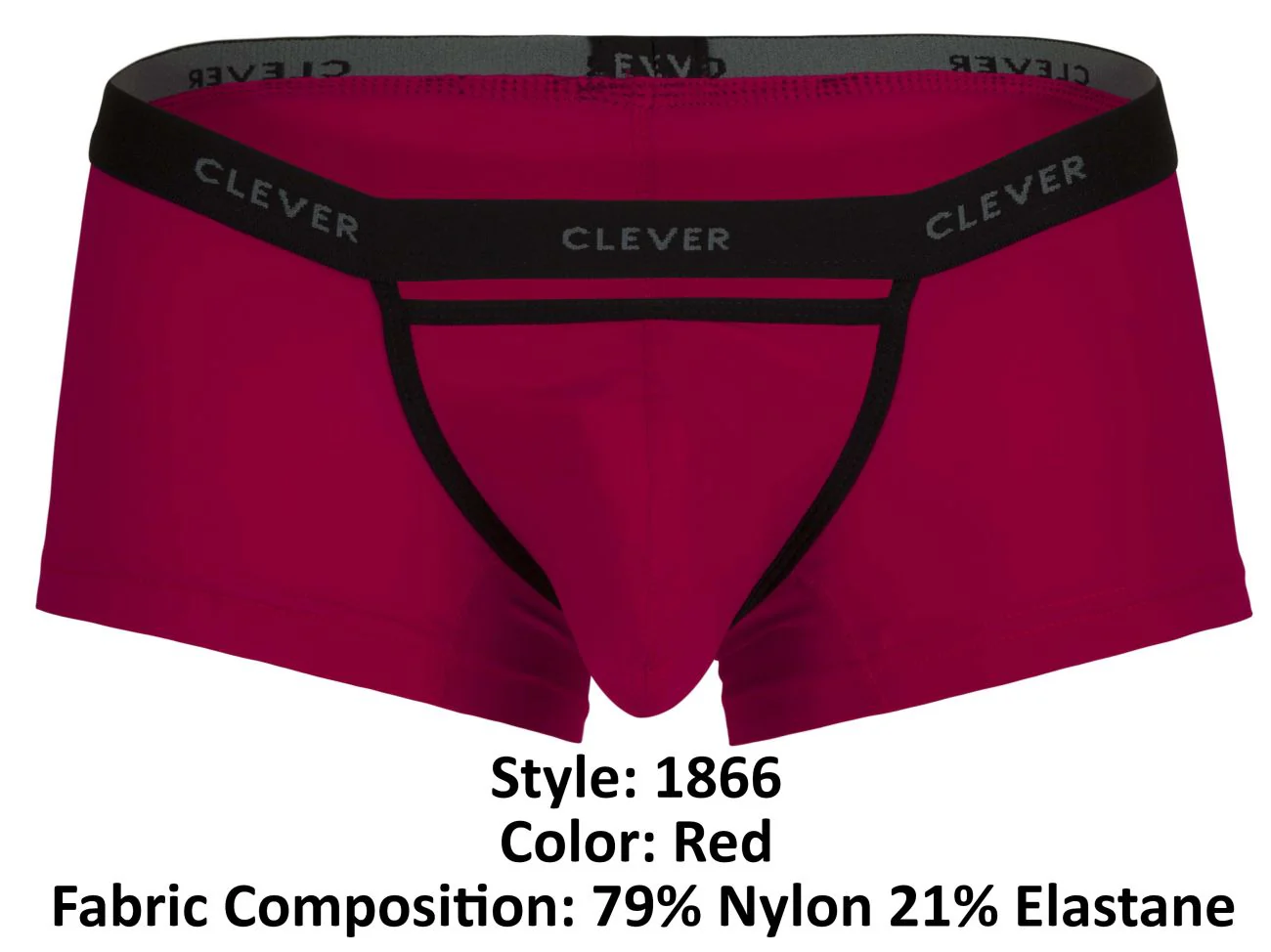 Clever 1866 Tokio Trunks Color Red - Image 9