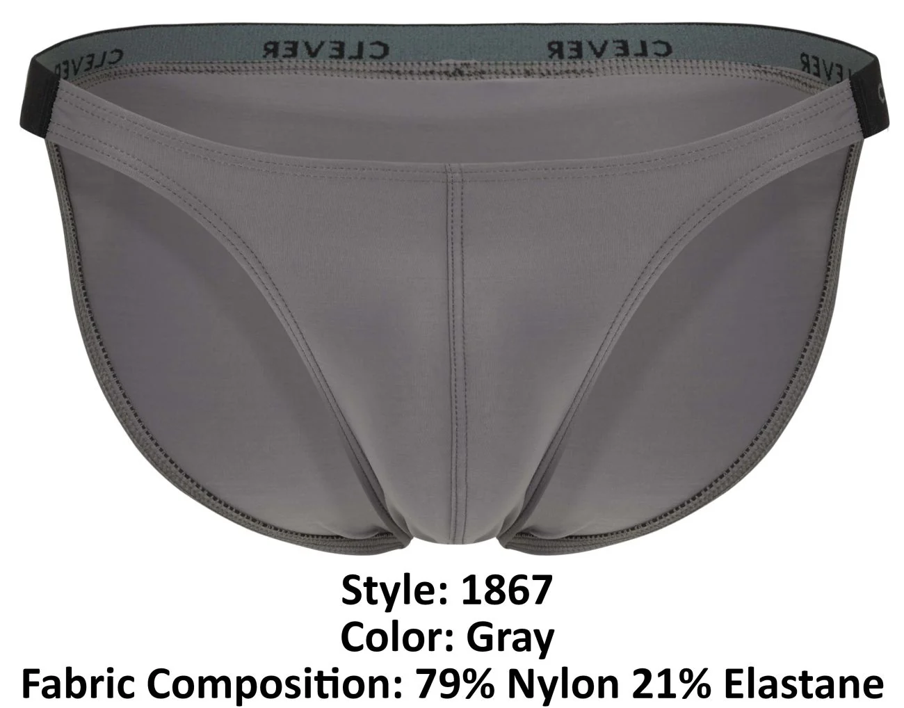 Clever 1867 Tokio Bikini Color Gray - Image 9