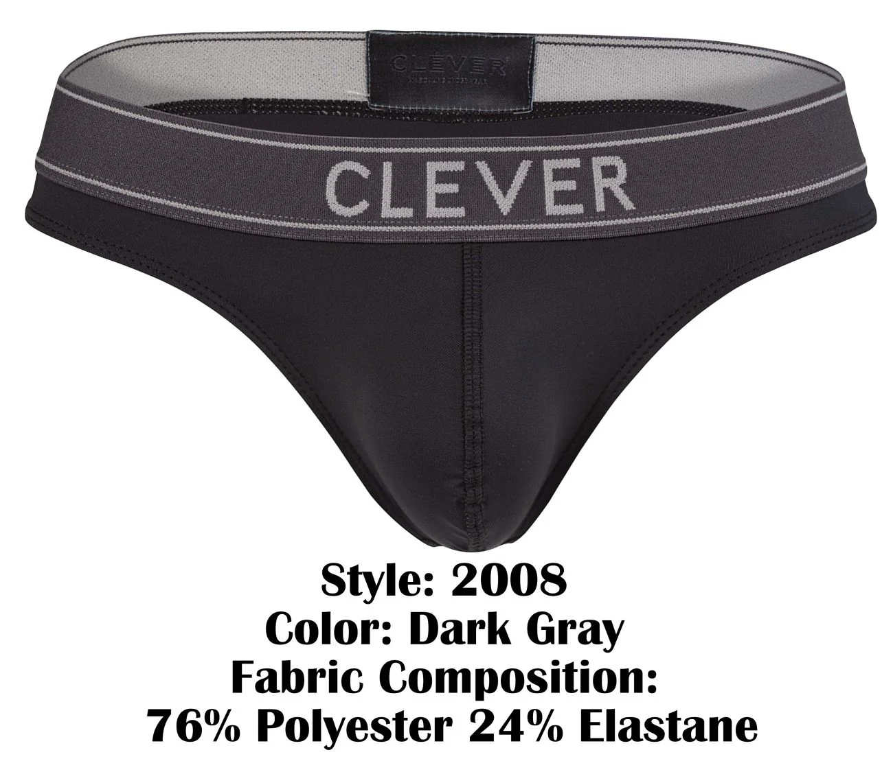 Clever 2008 Raw Thongs Color Dark Gray - Image 8