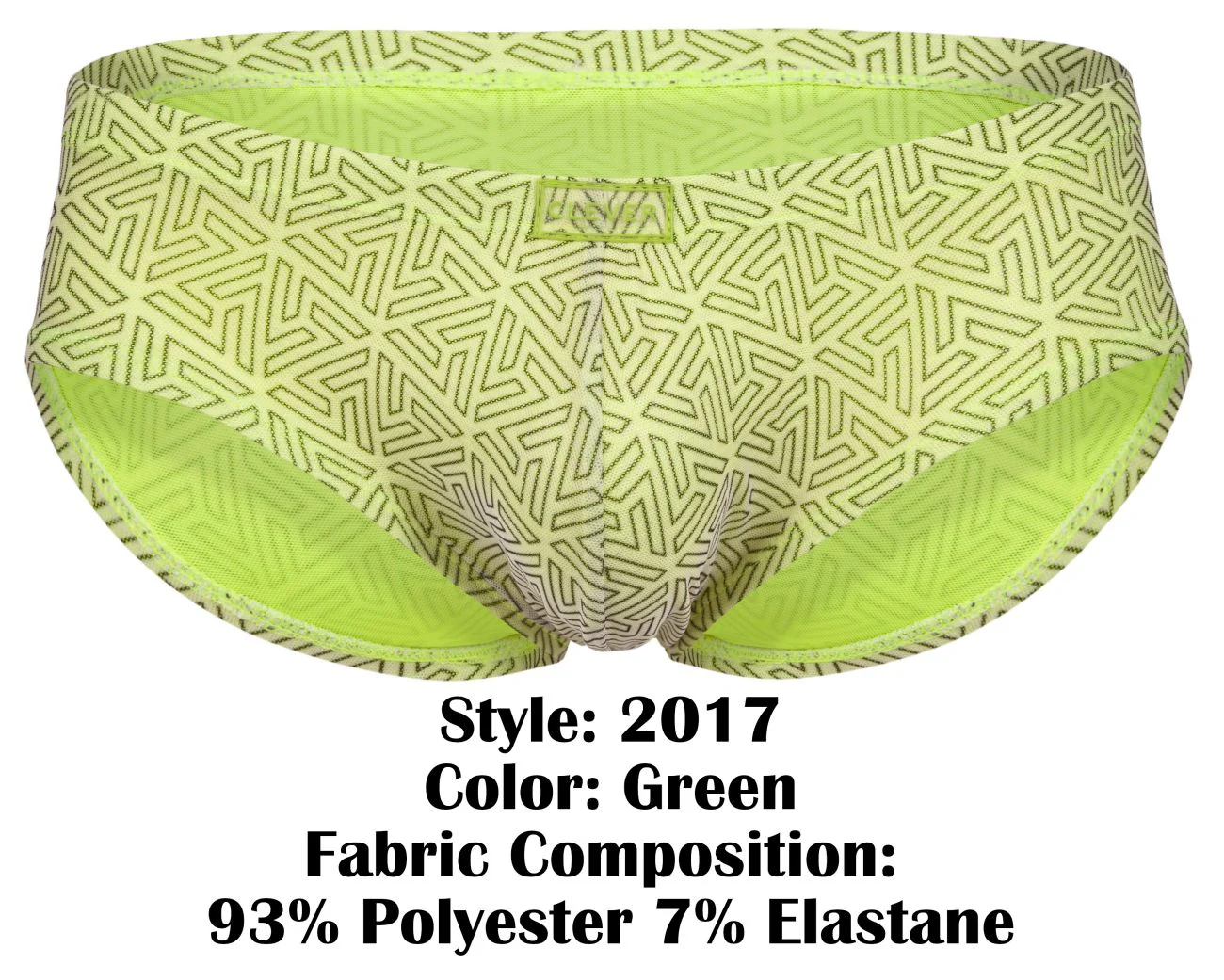 Clever 2017 Neon Briefs Color Green - Image 8