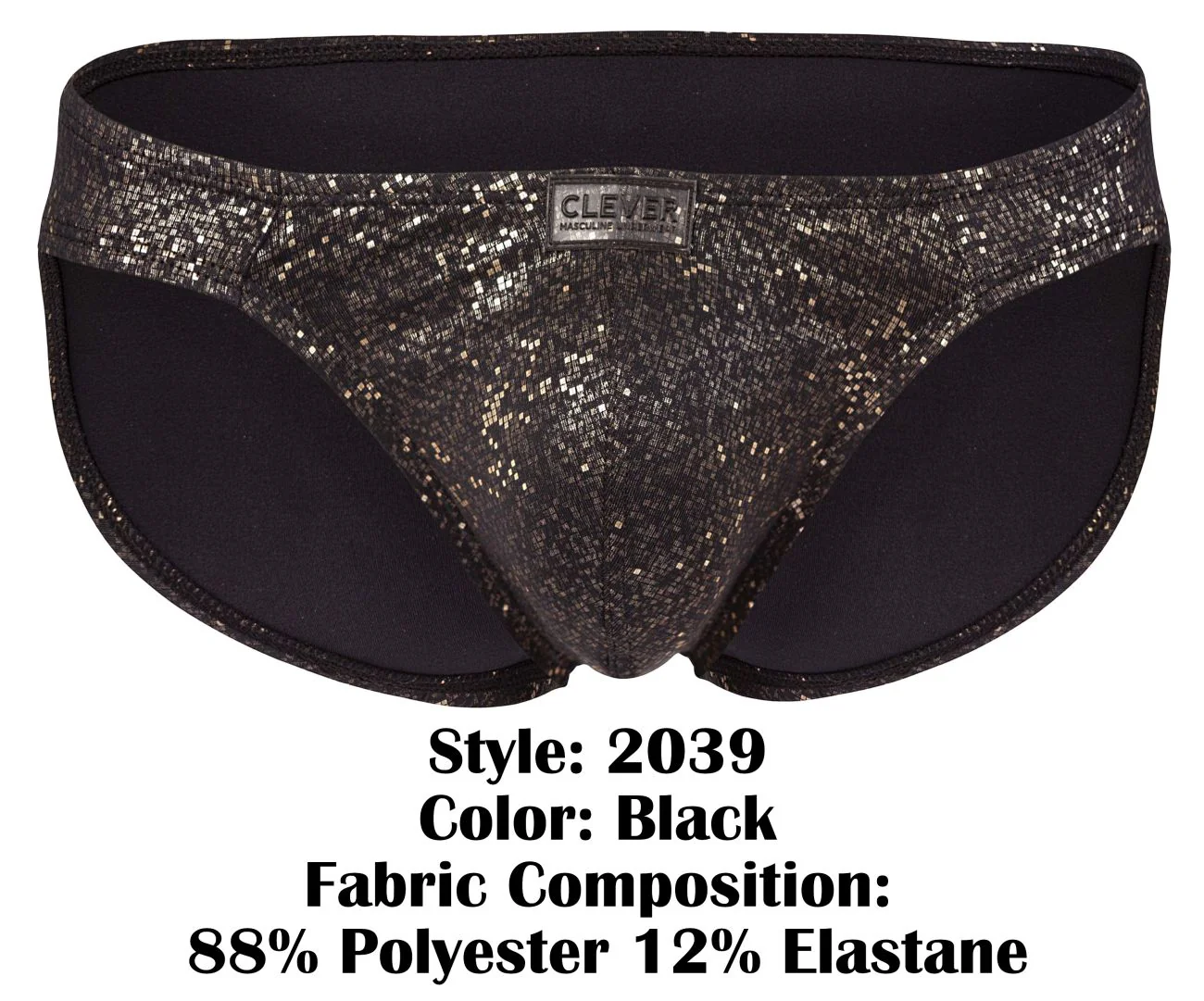 Clever 2039 Galaxy Briefs Color Black - Image 8
