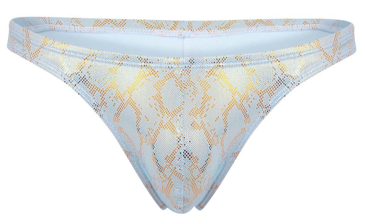 Clever 2063 Men's Underwear Diamond Thongs Color Blue - Image 5