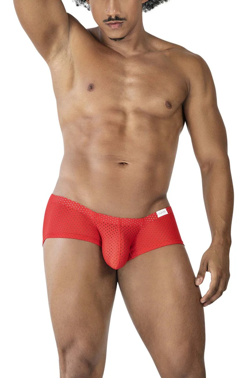 Clever 229947 Men's Underwear 3PK Autralian Latin Trunks Color Black-Red-Blue - Image 5