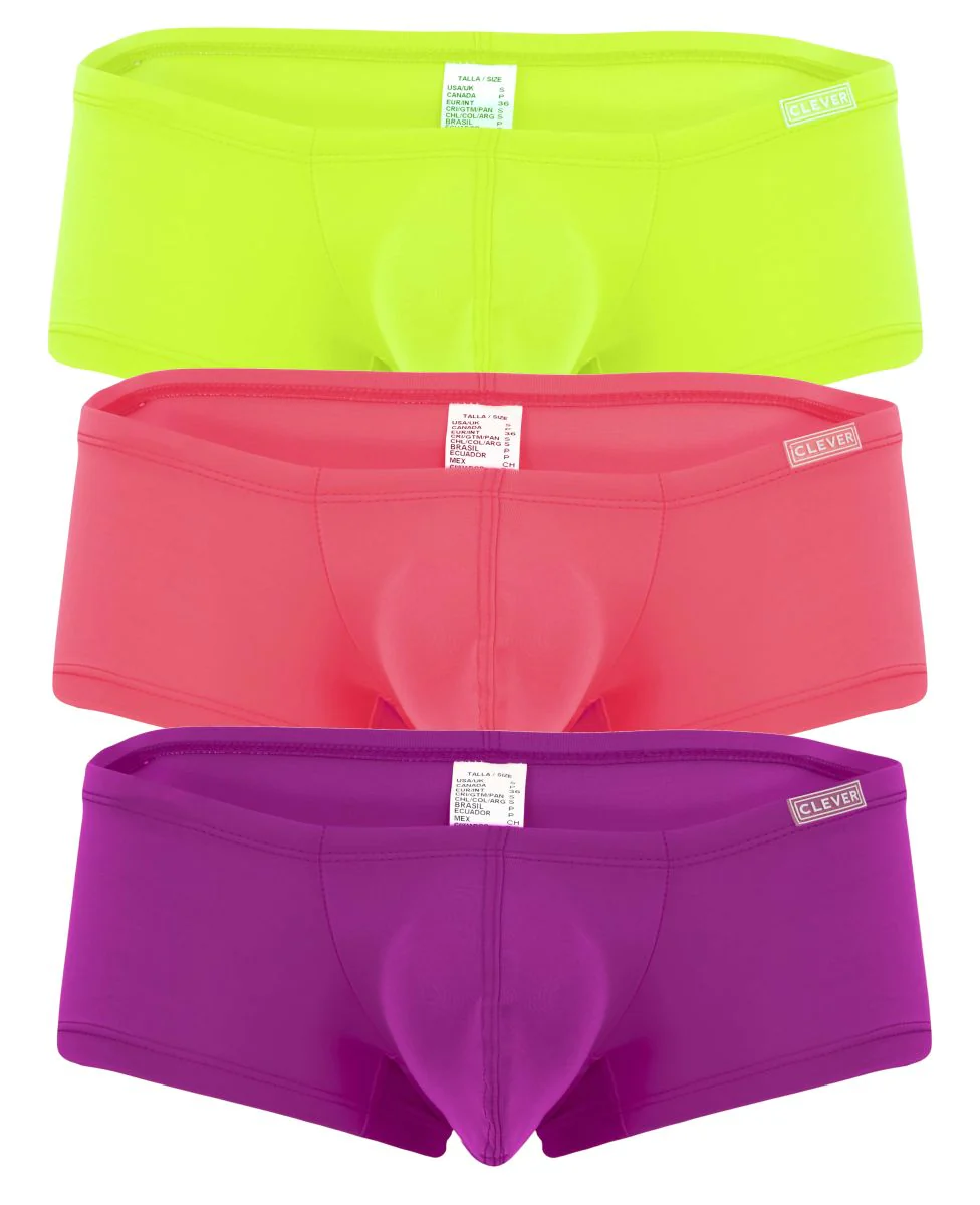 Clever 229958 Men's Underwear 3PK Australian Latin Trunks Color Multi-colored - Image 7
