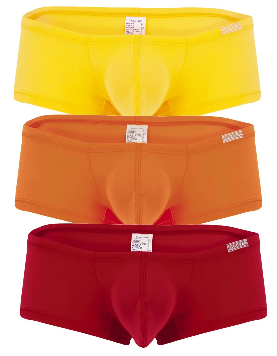 Clever 229959 Men's Underwear 3PK Australian Latin Trunks Color Multi-colored - Image 7