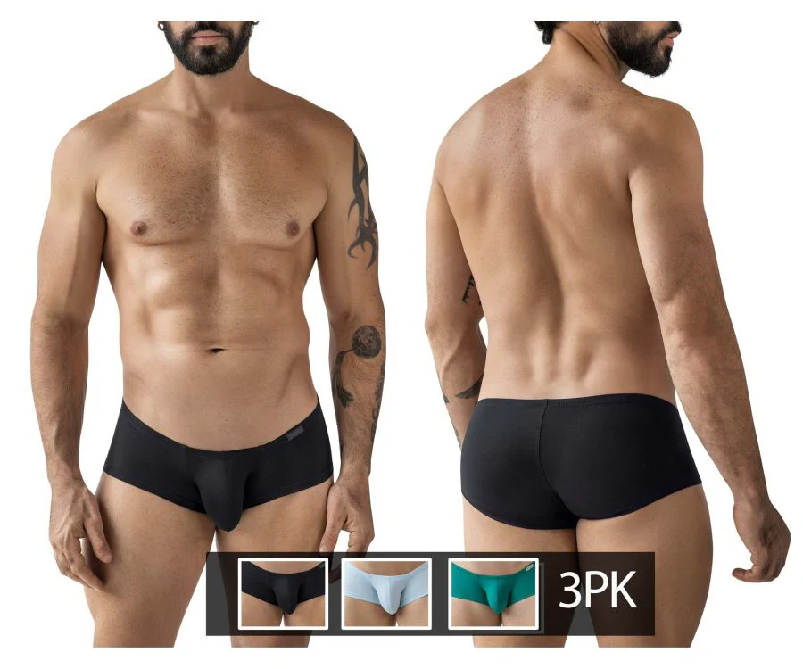 Clever 229960 Men's Underwear 3PK Australian Latin Trunks Color Multi-colored