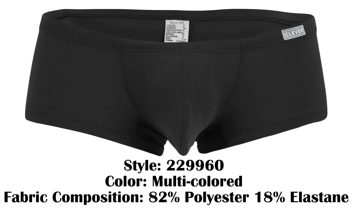 Clever 229960 Men's Underwear 3PK Australian Latin Trunks Color Multi-colored - Image 12