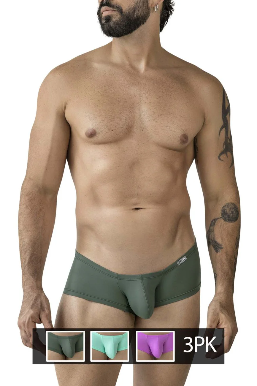 Clever 229961 Men's Underwear 3PK Australian Latin Trunks Color Multi-colored - Image 2