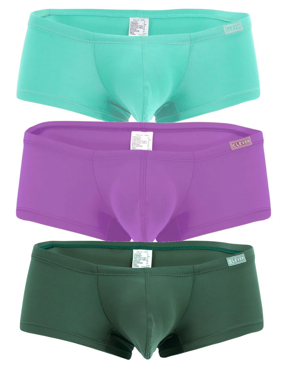 Clever 229961 Men's Underwear 3PK Australian Latin Trunks Color Multi-colored - Image 7