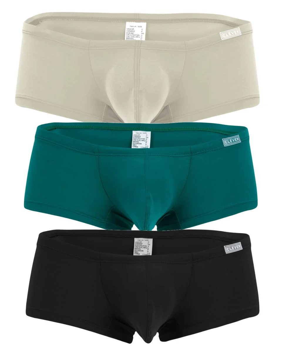 Clever 229963 Men's Underwear 3PK Australian Latin Trunks Color Multi-colored - Image 7