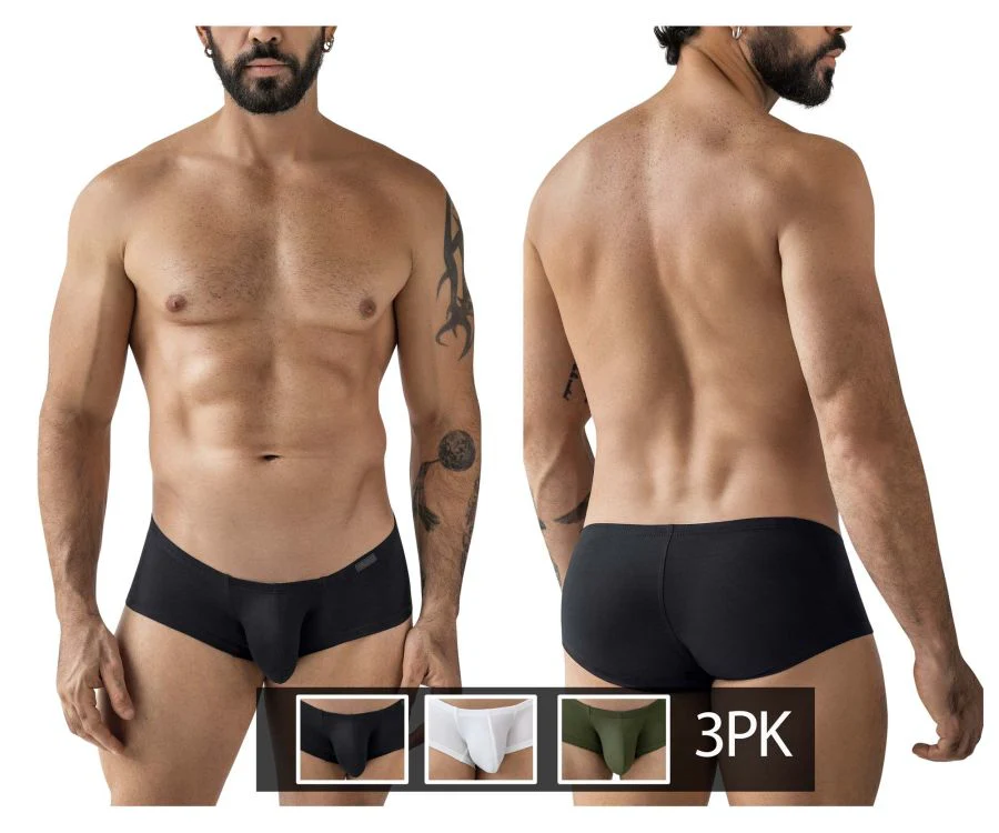 Clever 229964 Men's Underwear 3PK Australian Latin Trunks Color Multi-colored