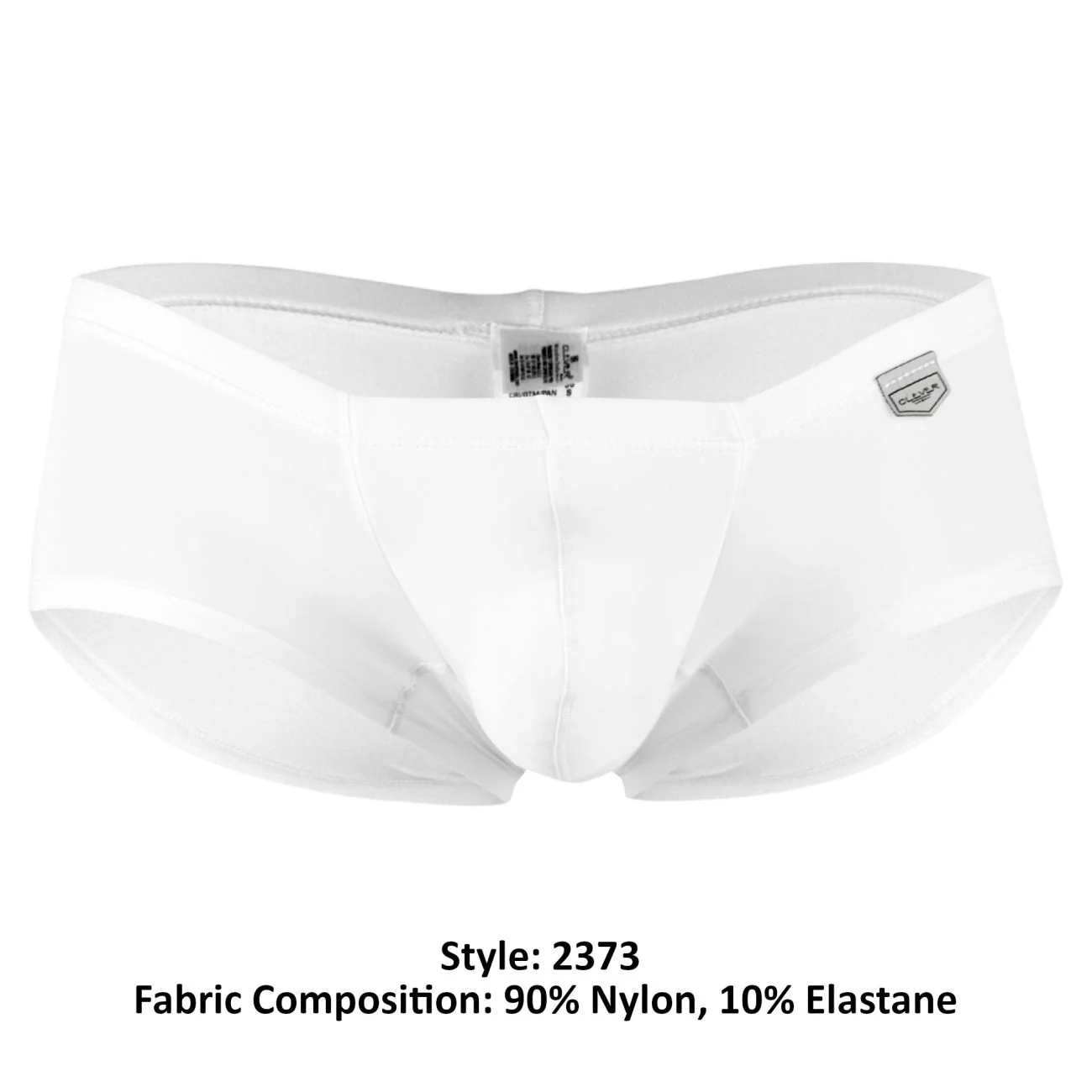 Clever 2373 Men's Underwear Australian Latin Boxer Briefs Color White - Image 7