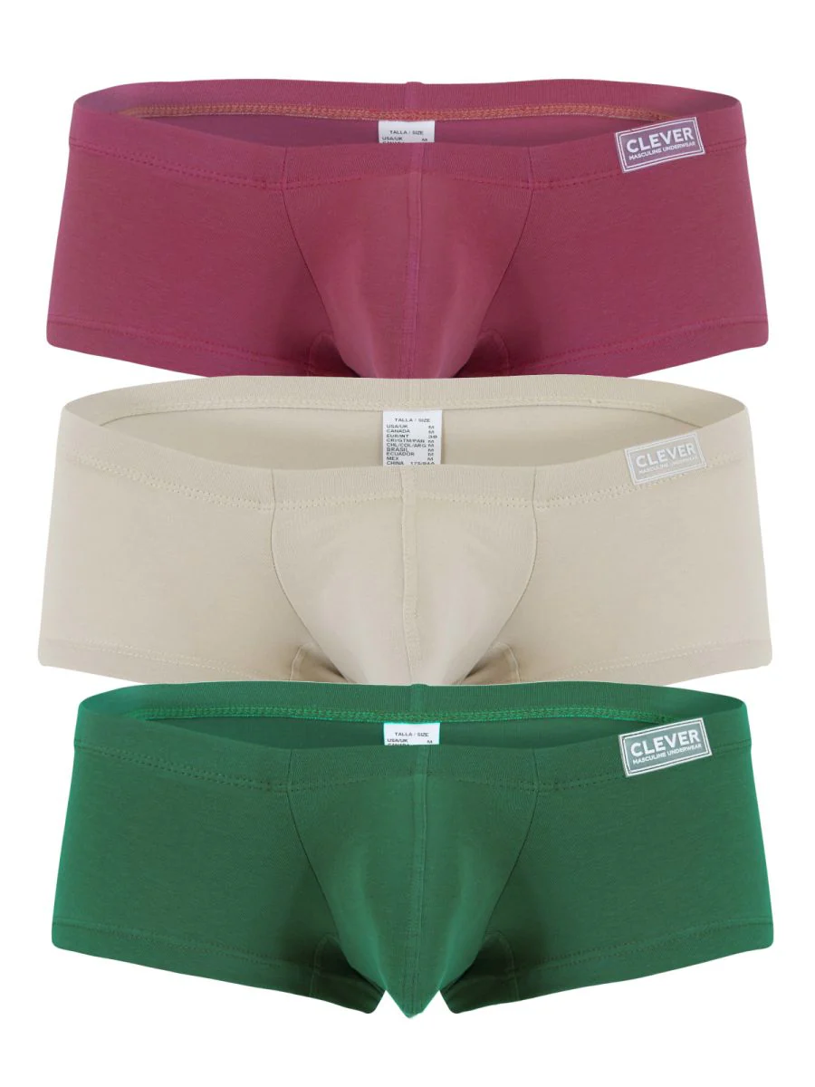 Clever 26066 Men's Underwear 3PK Australian Latin Trunks Color Multi-colored - Image 11