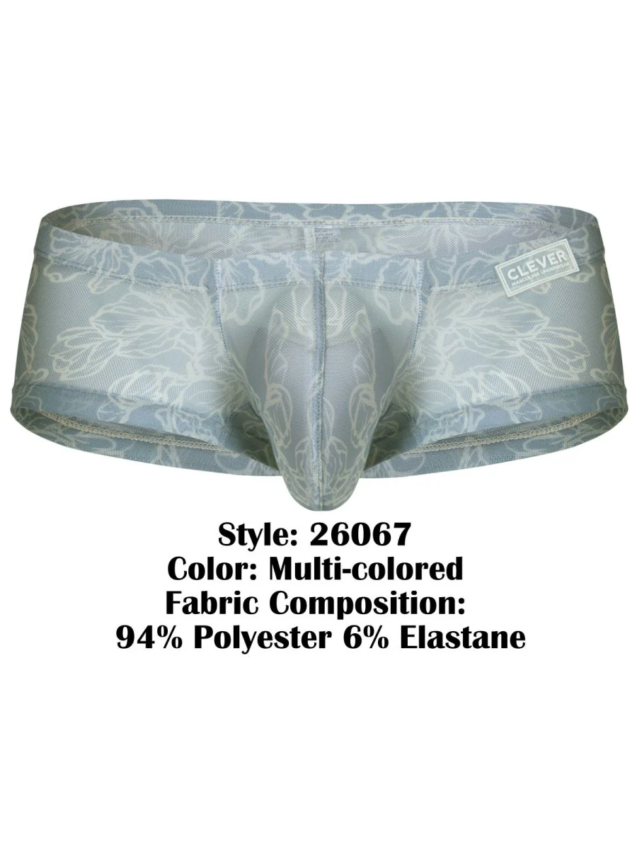 Clever 26067 Men's Underwear 3PK Australian Latin Trunks Color Multi-colored Mesh - Image 16