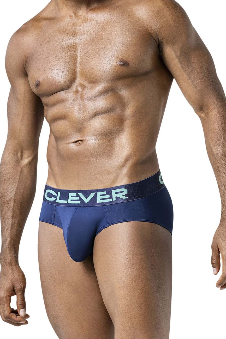 Clever 519968 Men's Underwear 3PK Australian Latin Briefs Color Beige-Blue-Green - Image 4