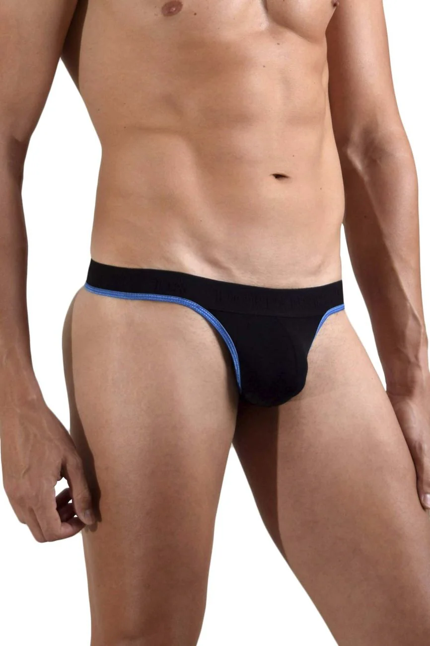 Doreanse 1012-BLK Borderline Thongs Color Black - Image 2