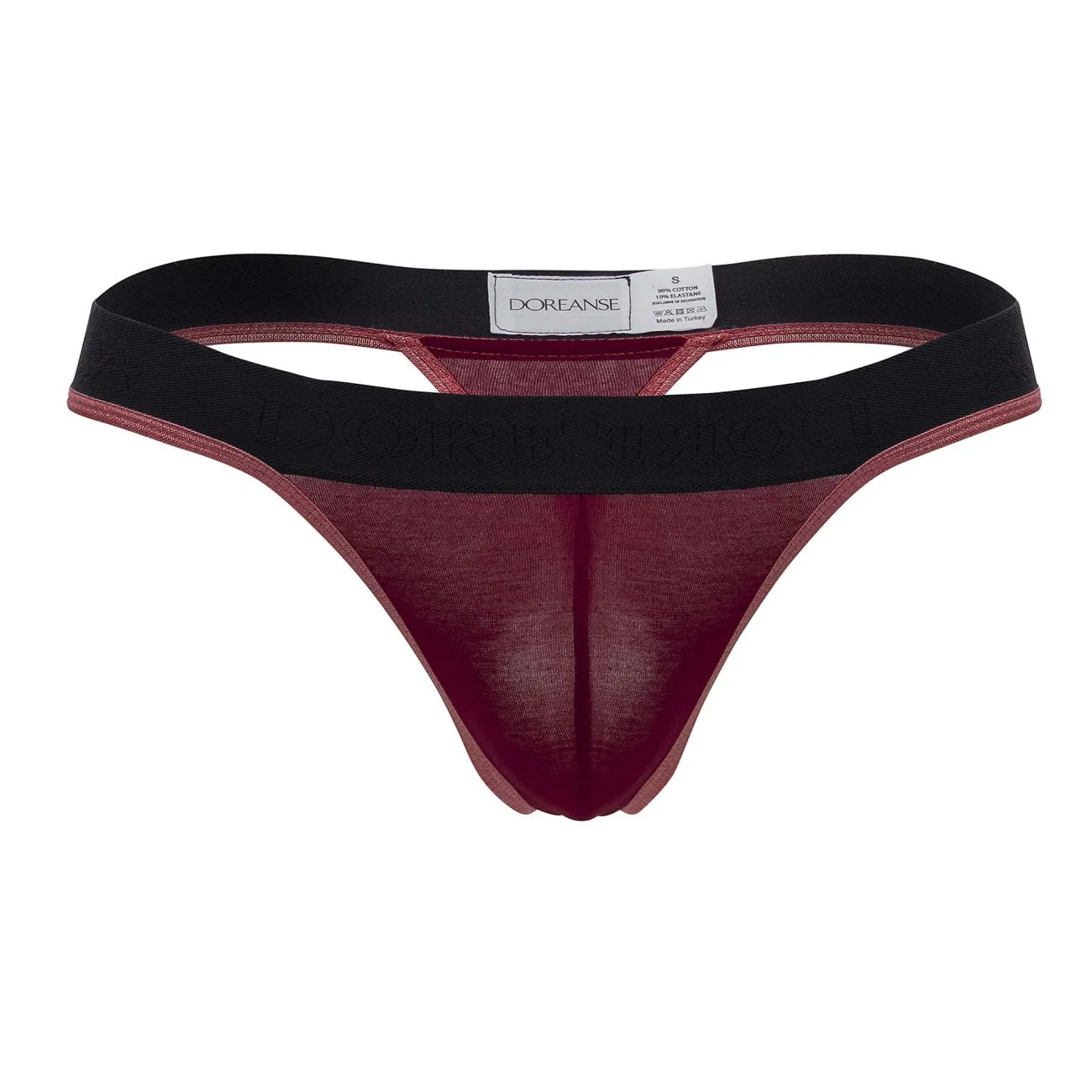 Doreanse 1012-BRD Borderline Thongs Color Bordeaux - Image 4