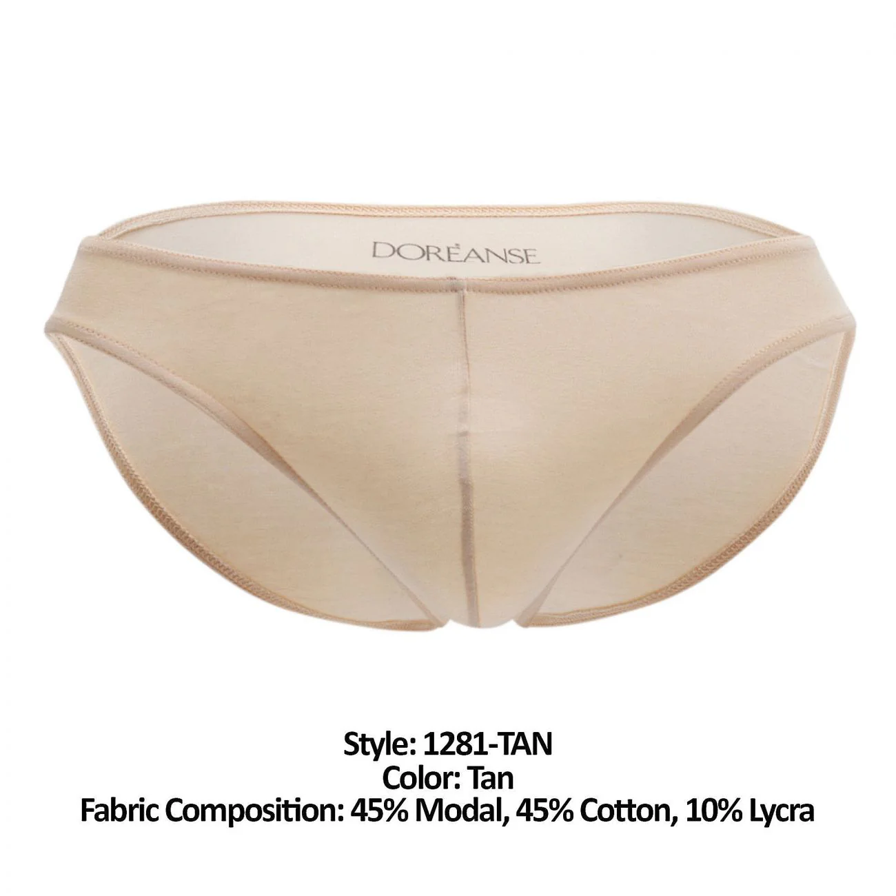 Doreanse 1281-TAN Hang-loose Bikini Brief Color Tan - Image 7