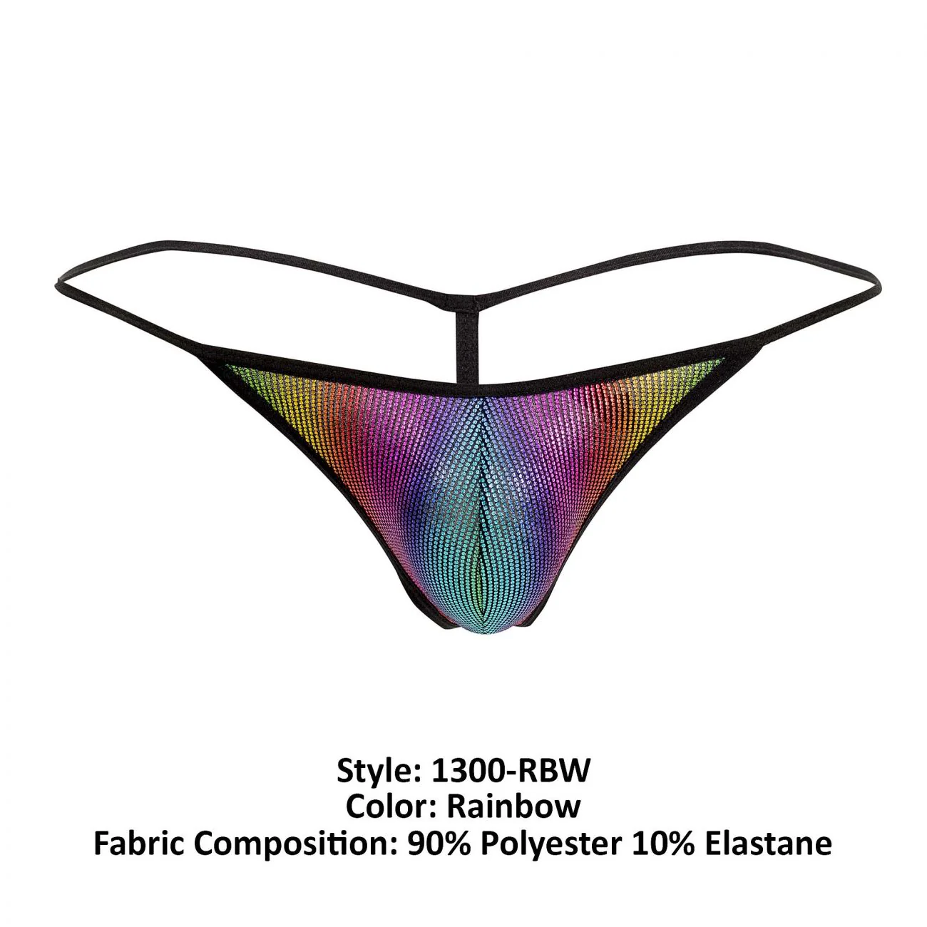 Doreanse 1300-RBW Disco Thongs Color Rainbow - Image 8