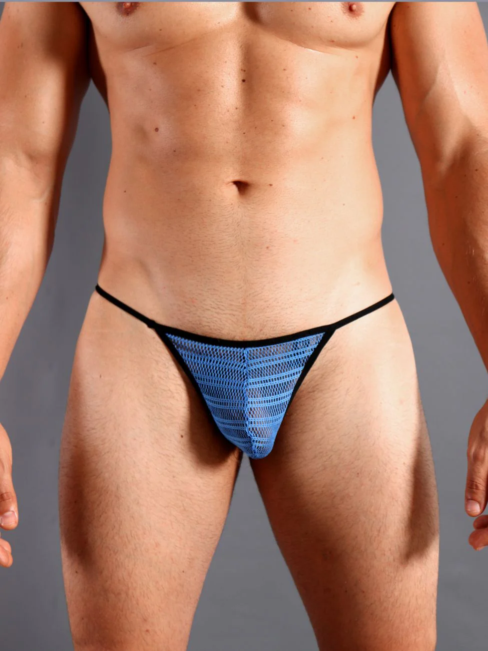 Doreanse 1306-BLU Mesh G-String Thong Color Blue - Image 12