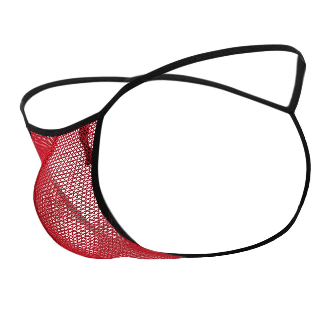 Doreanse 1306-RED Mesh G-String Thong Color Red - Image 5