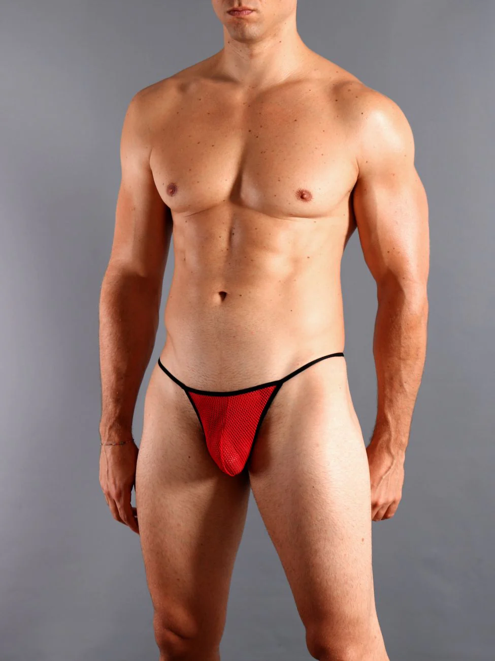 Doreanse 1306-RED Mesh G-String Thong Color Red - Image 8