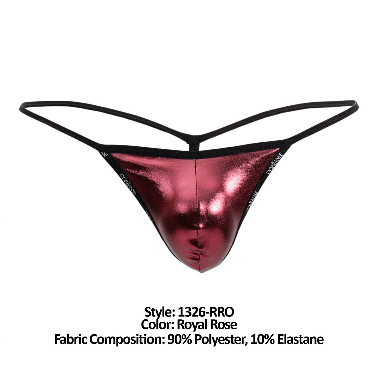 Doreanse 1326-RRO Flashy G-String Color Royal Rose - Image 7