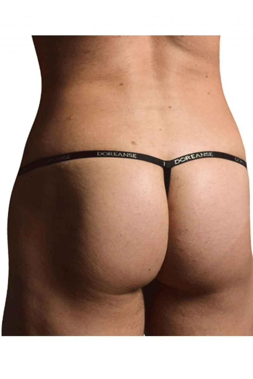 Doreanse 1330-WHT Ribbed Modal T-thong Color White - Image 3
