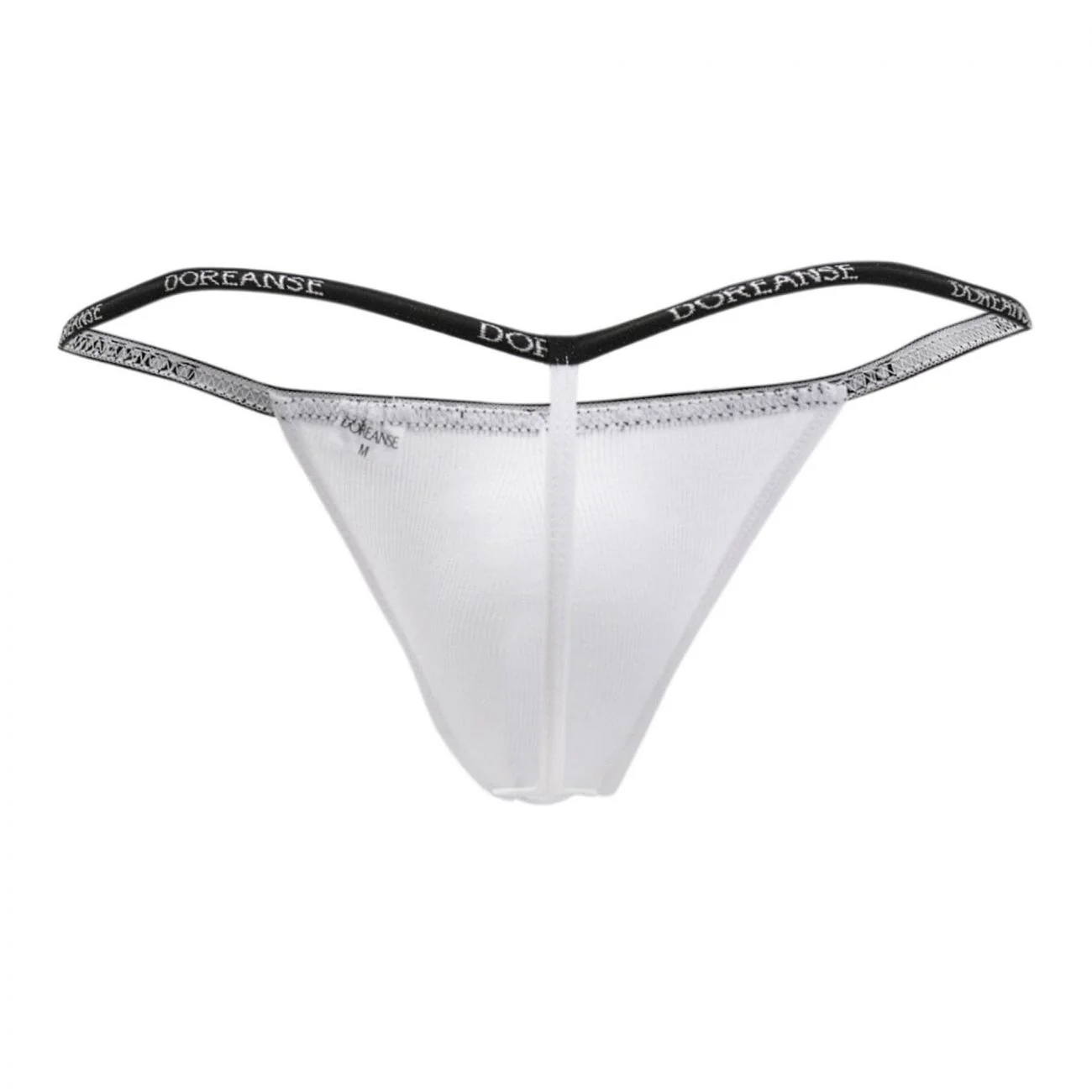 Doreanse 1330-WHT Ribbed Modal T-thong Color White - Image 6