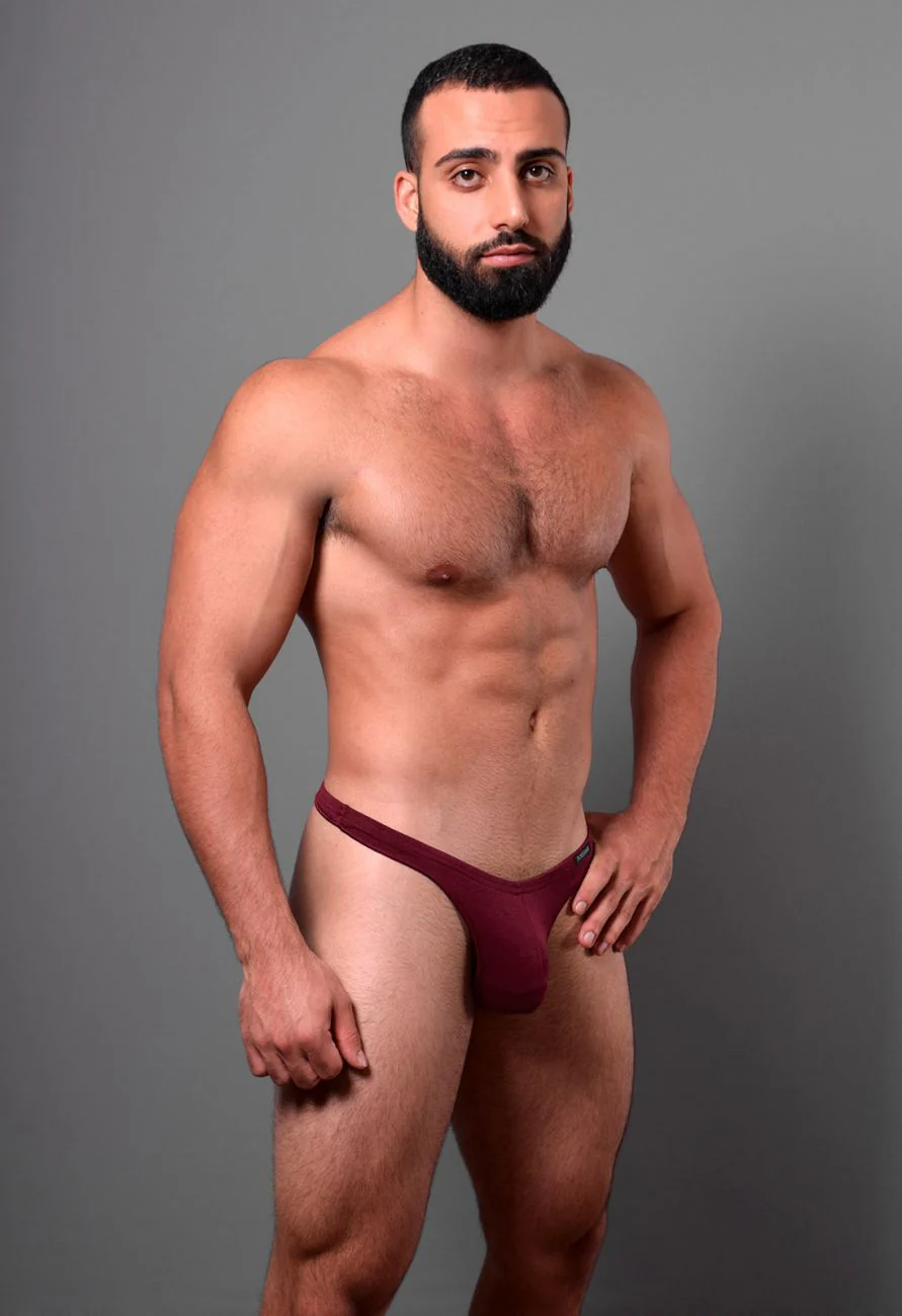 Doreanse 1392-BRD Euro Thong Color Bordeaux - Image 8